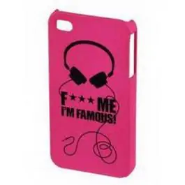 FMIF oklop za IPhone 4, "Heads", pink 