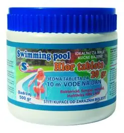 Tablete hlora za bazene 20gr