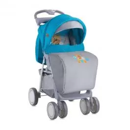 Kolica Foxy Set Blue & Grey Hello Bear BERTONI