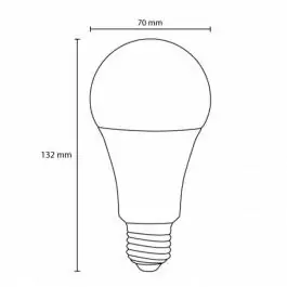 LED sijalica klasik hladno bela 15W PROSTO