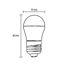 LED sijalica klasik toplo bela 5W PROSTO