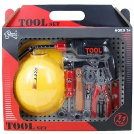 Kofer sa dečijim alatom, bušilicom i kacigom 50195 Tools Set