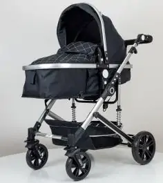 Kolica za bebe MARSI 601 crna-silver ram