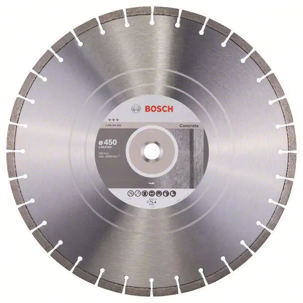 Dijamantska rezna ploča Best for Concrete Bosch 2608602660, 450 x 25,40 x 3,6 x 12 mm - proizvod na akciji