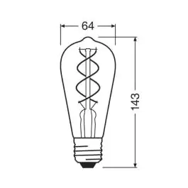 LED filament sijalica toplo bela 4W 4099854091292 OSRAM