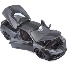 Igračka Auto Maisto 1:18 Chevrolet Corvette Stingray sivi