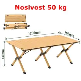 Baštenski sklopivi set sto + 4 stolice Jadever
