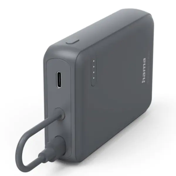 Hama power bank TRAVEL 10000 mAh + USB-C kabl