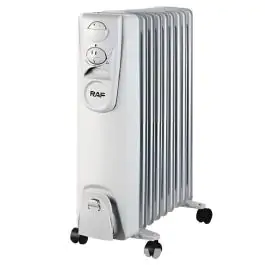 Uljani radijator 9 rebara beli 2000W RAF R.0931P