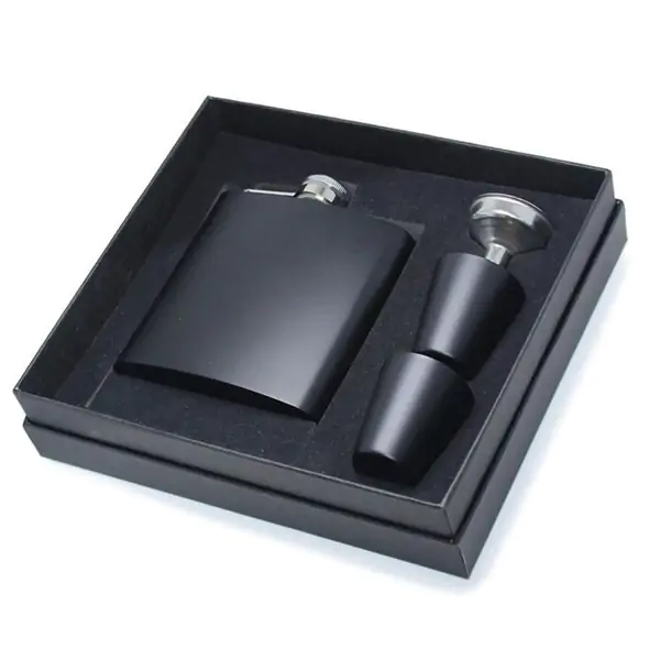 Pljoska sa čašicama Meraki Nero