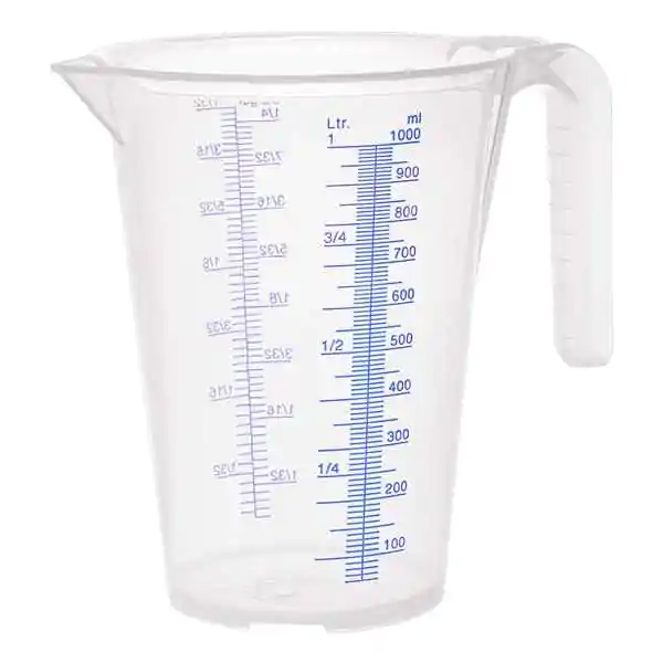 Menzura sa poklopcem 0,5l PE Bela -10 +110 C - Pressol