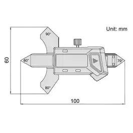 INSIZE Digitalno merilo za varove 0-20mm 4831-20A