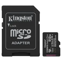 MikroSD mem.kart.512GB Kingston SelectPlus gen 3