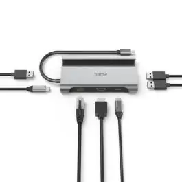 USB-C stanica 3xUSB-A3.1,HDMI,VGA,LAN,USB-C (PD)