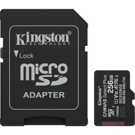 MikroSD mem.kart.256GB Kingston SelectPlus gen 3