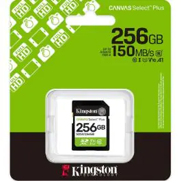 SD mem.kart.256GB Kingston Canvas SelectPlus gen 3