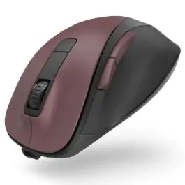 HAMA Optički bežični miš "MW-500 recharge" bordo 6 tastera