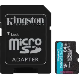Kingston CanvasGo!Plus microSD kartica 64GB +adapt er