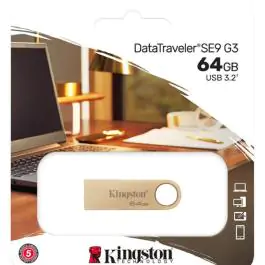Fleš Pen 64GB, metalni, DataTravel SE9 G3, USB 3.2 Kingston