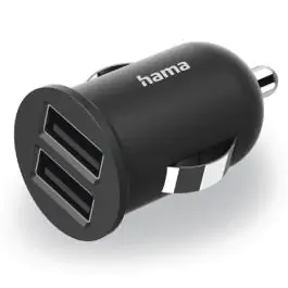 Hama auto punjač sa dva USB porta, 2.4A