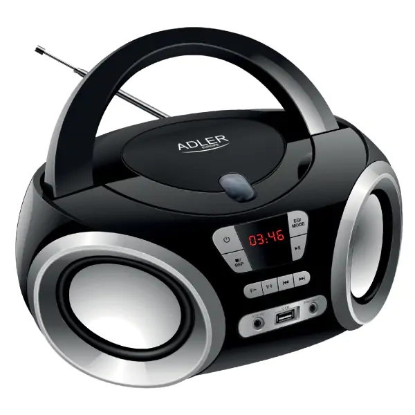 ADLER AD1181BC radio prenosivi CD boombox crno pink