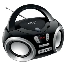 ADLER AD1181BC radio prenosivi CD boombox crno pink