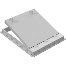 Poklopac za šaht PVC kockasti sivi 80 x 90 cm LuxWares