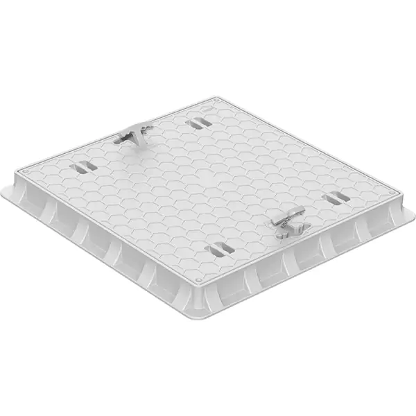 Poklopac za šaht PVC kockasti sivi 60x60 cm LuxWares