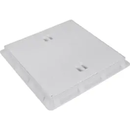 Poklopac za šaht PVC kockasti sivi 55 x 55 cm LuxWares
