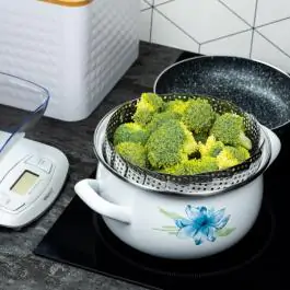 KINGHOFF KH3313 stimer za povrće sklopiva čelična rešetka 28CM