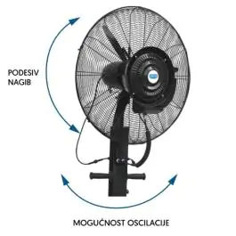 PROSTO ventilator sa raspršivačem 41 l MSF2603C
