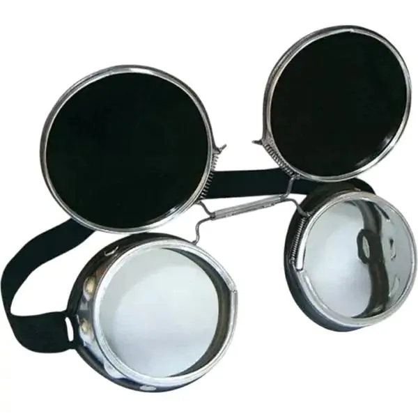 Aluminijumske brusno varilačke naočare sa preklopnim staklom