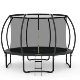 Trambolina Trampolina Premium Stil Crna 366cm sa merdevinama i unutrašnjom sigurnosnom mrežom 13161PS