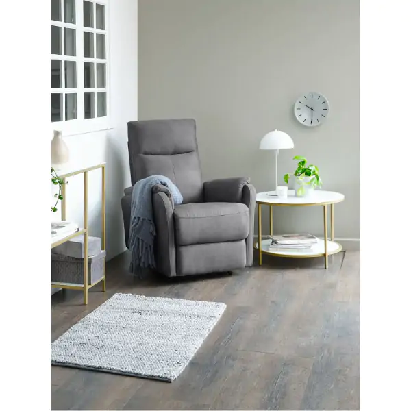 Podesiva fotelja ABILDSKOV električna siva tkanina 3601310