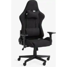 Gejmerska stolica NIBE crna tkanina/crna 3690438