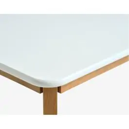 Trpezarijski sto JEGIND 80x130 bela/natur 3690561