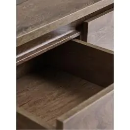 Komoda VEDDE 3 vrata 3 fioke divlji tamni hrast boja 3601082