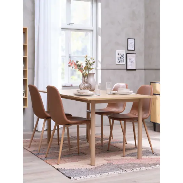 Trpezarijski sto ALSTED 90x160 boja natur hrast 3650202