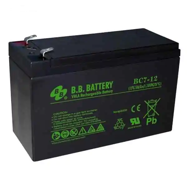 Akumulator-Baterija 12V 7Ah BC7-12 BB Battery terminal T2