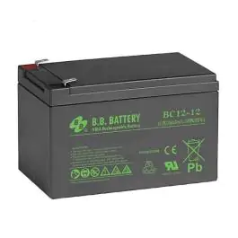 Akumulator-baterija 12V 12Ah BC12-12 BB Battery terminal T2
