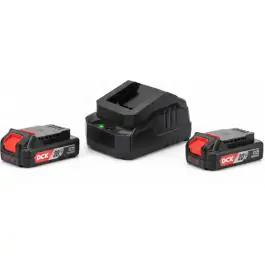 DCK KDBCK2020-1 set baterija i punjača 20V – 2x 2.0Ah baterije i punjač 2A