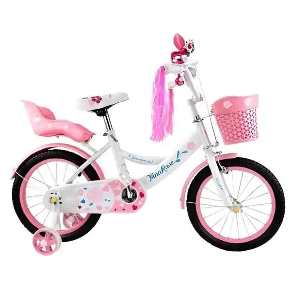 722-16 Bicikl „Nina rose“ bela