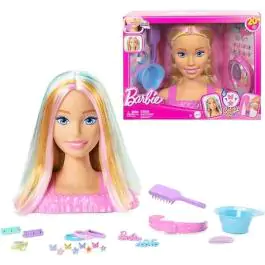 Barbie lutka-glava za friziranje sa dodacima