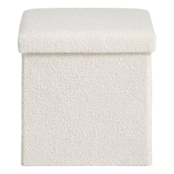 Tabure NYSTED 38x38 sa prost. za odlaganje pr. bela teddy