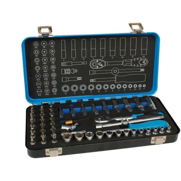 Ključ nasadni sa račnom 1/4" set 50 kom WOMAX PRO