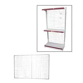 Polica za prodavnice- mrežasta leđa 1400x860 mm WOMAX
