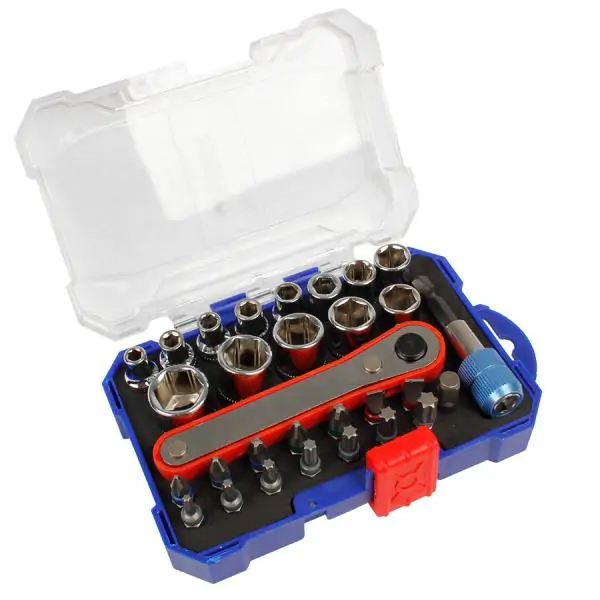 Ključ Nasadni Sa Pinovima I Račnom Set 30Kom