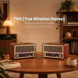 Retro Bluetooth radio 6679BT/B