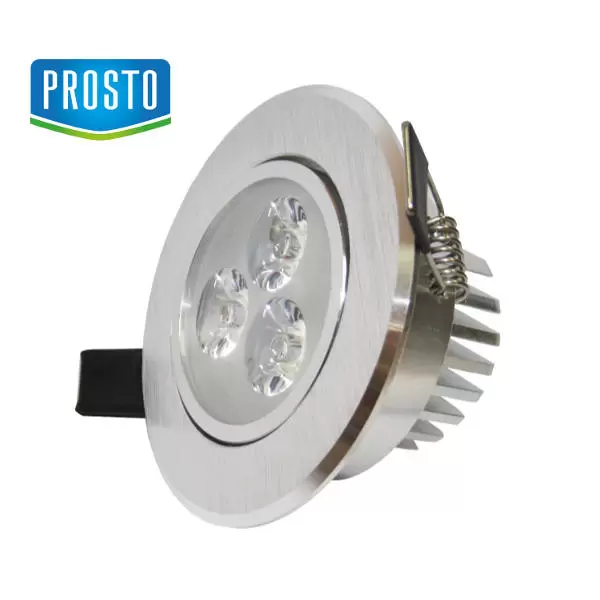 Ugradna LED lampa 3x1W toplo bela LUG31-WW PROSTO