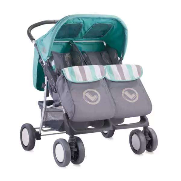 Kolica za blizance Twin Grey&Green BERTONI